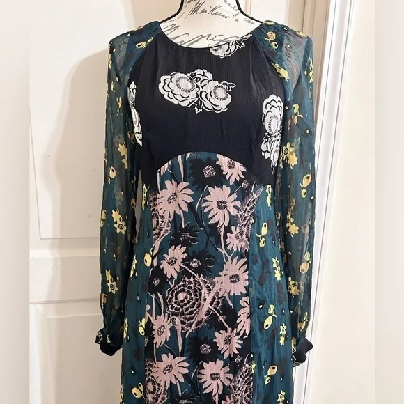 chinese dress ladies Vintage Kamani O Hawaii Floral Maxi Dress